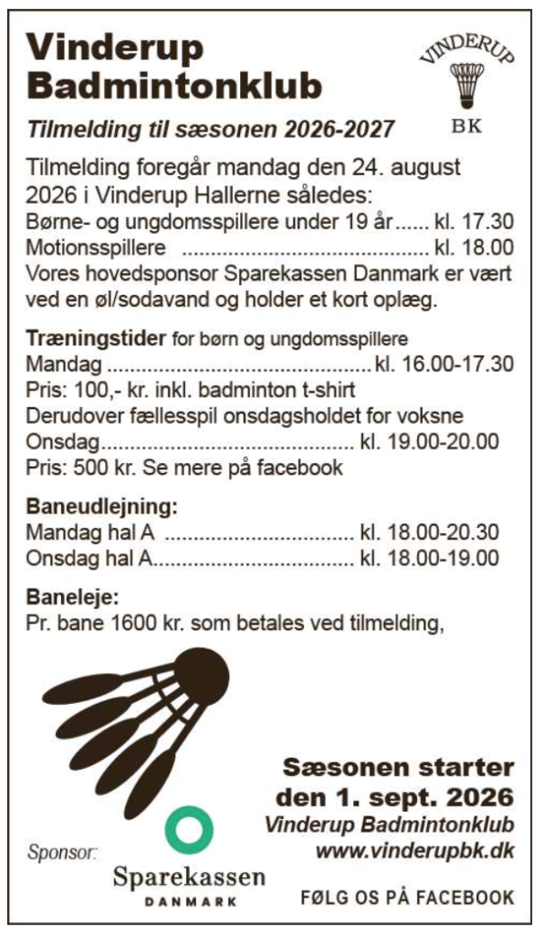 Annonce 2026/2027